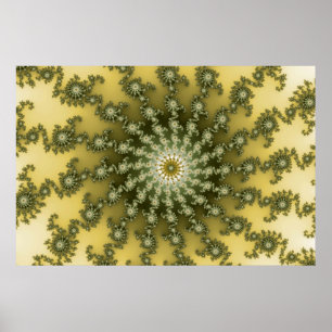 Centre Point - Fractal Poster
