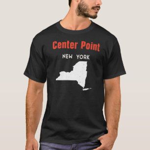 Centre Point New York USA State America Travel New T-Shirt