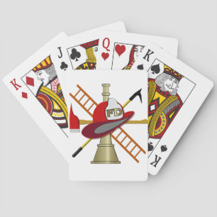 Centre Scramble Fire Department Design Playing Cards