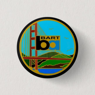 Centre Seal Bay Area Rapid Transit 3 Cm Round Badge