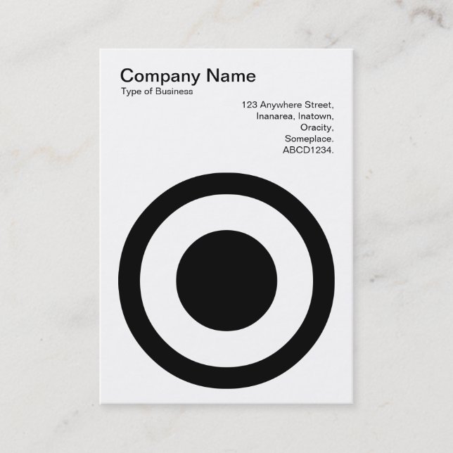Centre Spotted Circle II Business Card (Front)