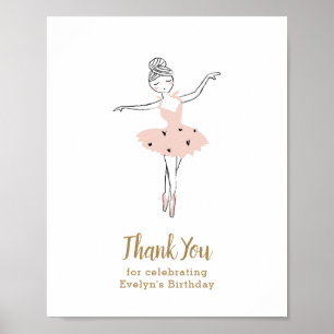 Centre Stage Birthday Party Poster