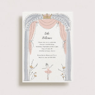 Centre Stage Kids Birthday Party  Invitation