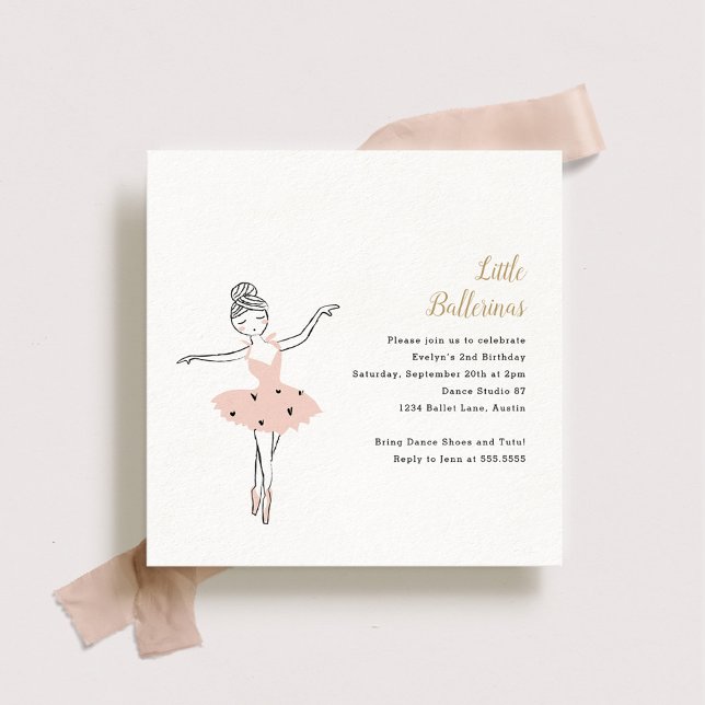 Centre Stage Kids Birthday Party  Invitation (Creator Uploaded)