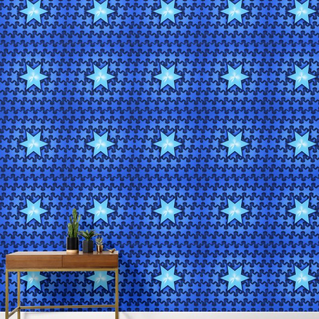 Centre Star Wallpaper (Hallway)