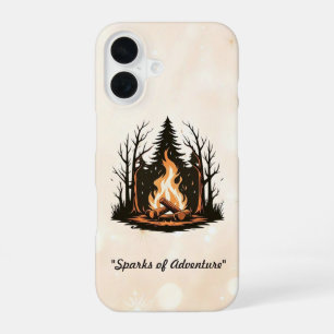 "Centred Campfire Design" iPhone 16 Case