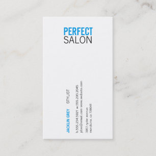 Centred Type Appointment Variation (blue) Card