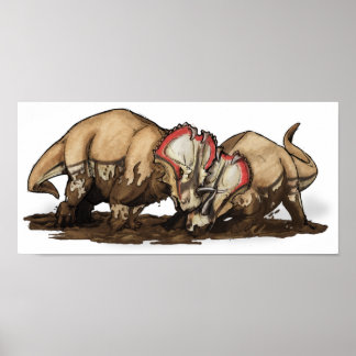 Centrosaurus - dinosaur poster