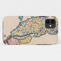 Centuries Old Antique Map of Japan Circa 1655