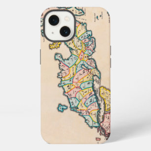 Centuries Old Antique Map of Japan Circa 1655 iPhone 13 Case