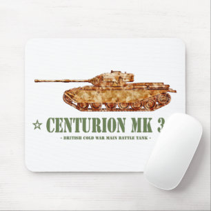 Centurion MK 3 Tank British MBT of Cold War Mouse Pad
