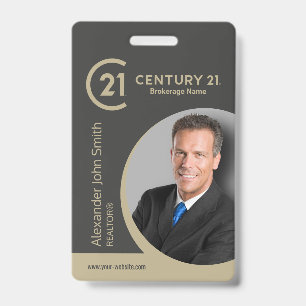 Century 21 Realtor ID Card Badge