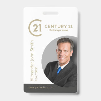 Century 21 Realtor ID Card Badge