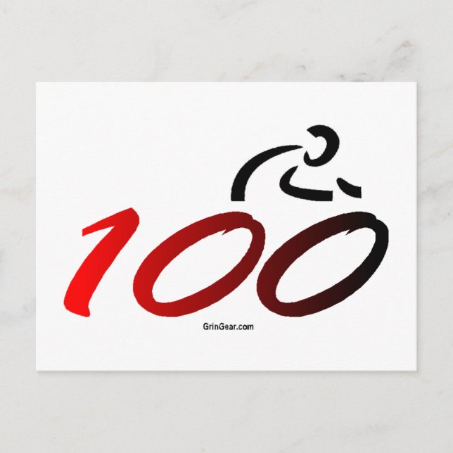 Century bike ride postcard (Front)