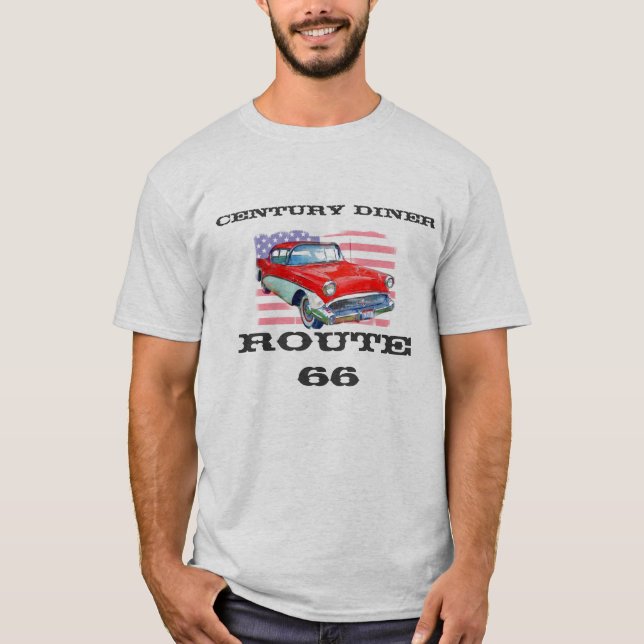 CENTURY DINER, Route 66 T-Shirt (Front)