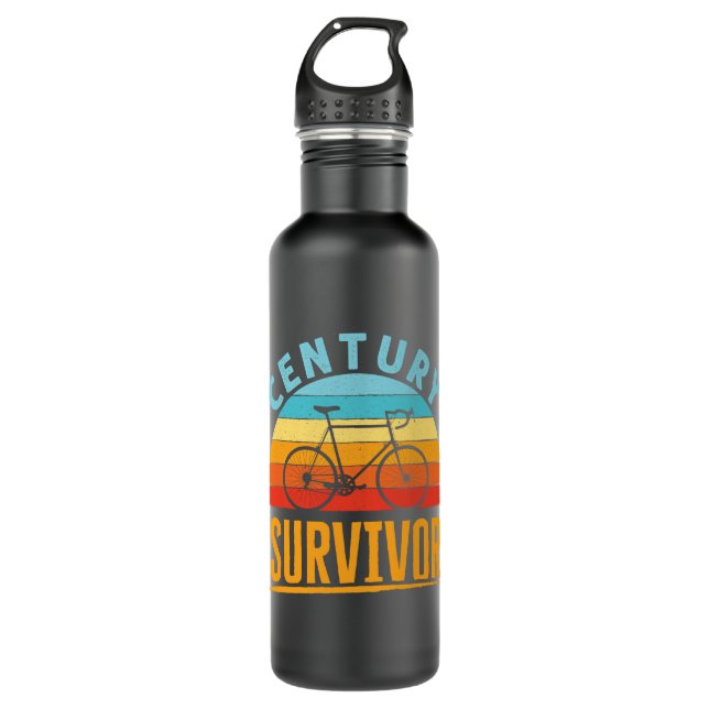 Century Survivor Cycling Endurance Ride 710 Ml Water Bottle (Front)