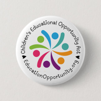 CEO Act Round Button with Heart Font