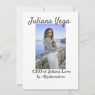 CEO business owner girl boss Instagram handle Invitation