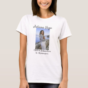 CEO business owner girl boss Instagram handle T-Shirt