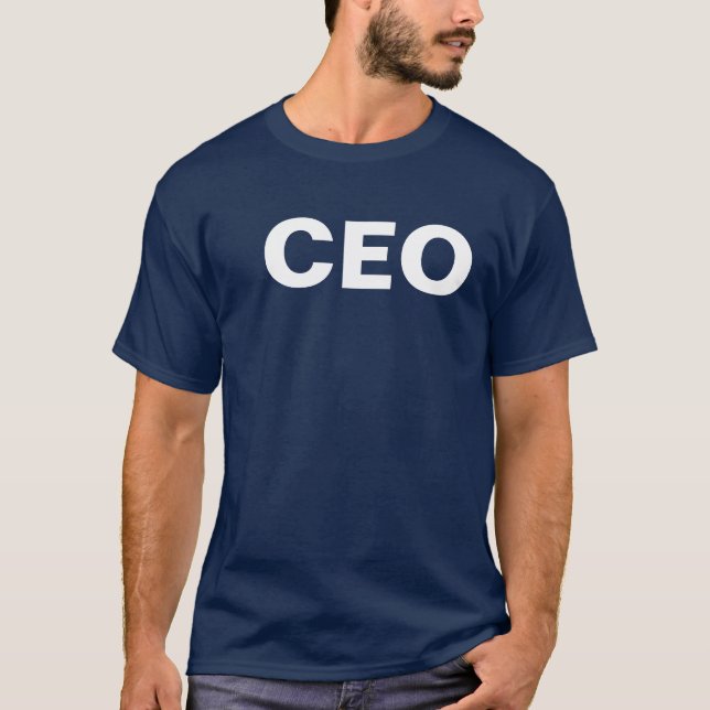 CEO: chief executive officer T-Shirt (Front)