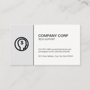 CEO Executive Customer Support Finance Appointment Card