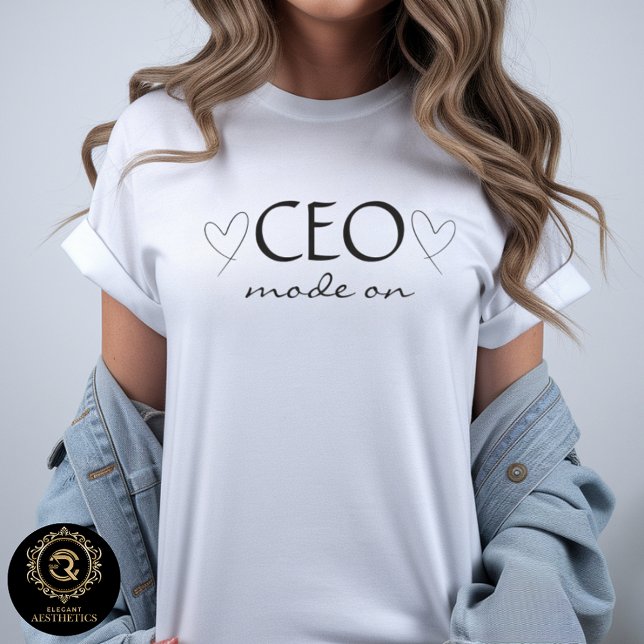 CEO Mode On Neutral Graphic Bella  T-Shirt (Creator Uploaded)