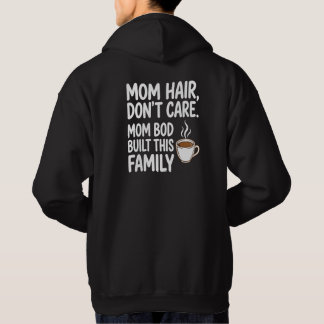 CEO of Chaos Funny Mum Hoodie - Coffee Front Mum B