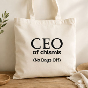 CEO of Chismis Funny Filipino Gift Gossip Tote Bag