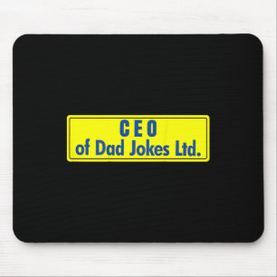 Ceo Of Dad Jokes Bbq Patriotic American Dad Art On Mouse Pad