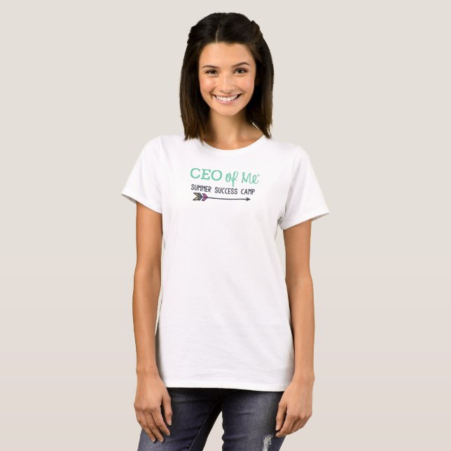 CEO of Me Summer Success Camp Tshirt WOMENS FIT (Front Full)