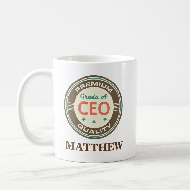 Ceo Personalised Office Mug Gift (Left)
