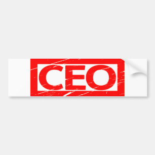 CEO Stamp Bumper Sticker