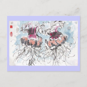 Cephea Jellyfish Postcard
