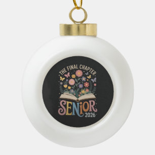 CERAMIC BALL CHRISTMAS ORNAMENT