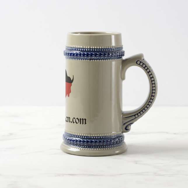 Ceramic Bison Beer Stein (Right)