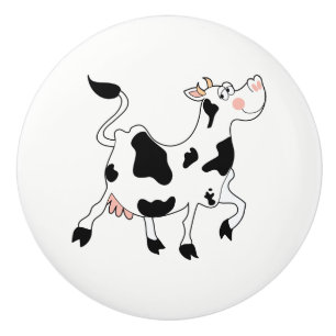Ceramic Cabinet Knob-Cow Knob