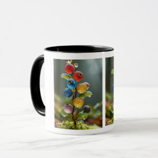 ceramic cherry coffee mug