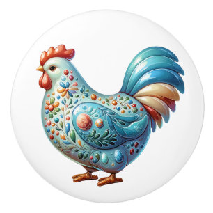 Ceramic Chicken Theme  Knob