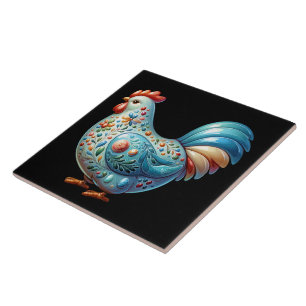 Ceramic Chicken Tile