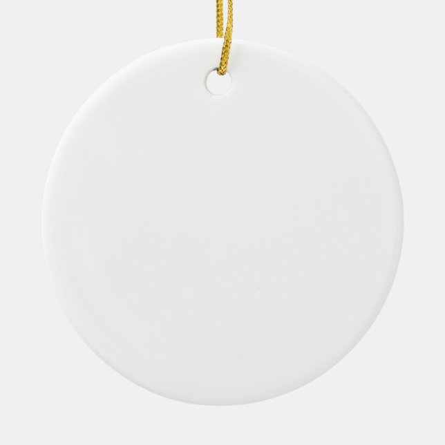 Ceramic Circle Ornament (Front)
