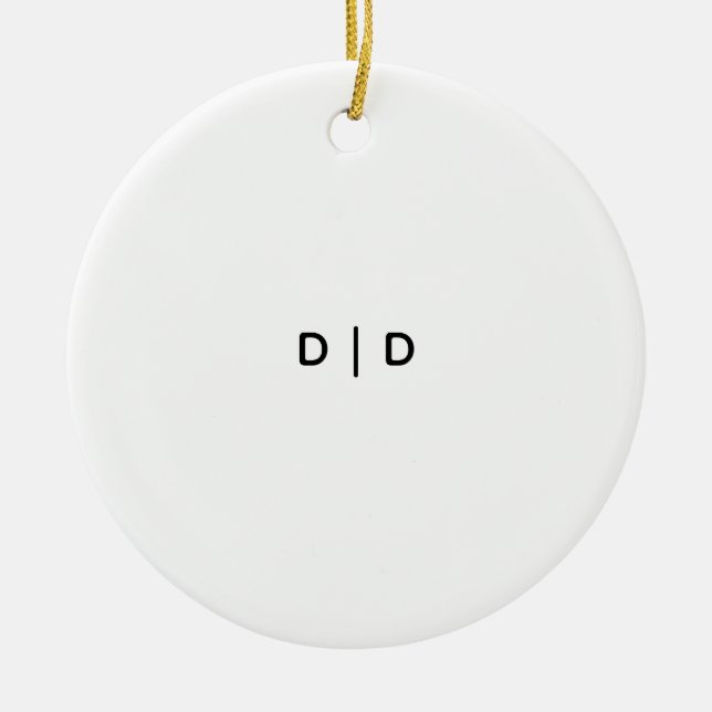 Ceramic Circle Ornament (Front)