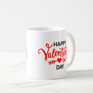 Ceramic Coffee Mug-Valentine Hearts Coffee Mug