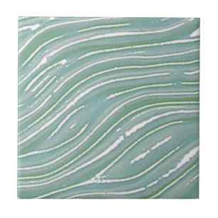 Ceramic Decorative Tile Turquoise water look