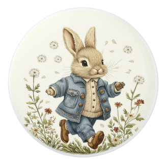 Ceramic Drawer Pull - Autumn Run (B)