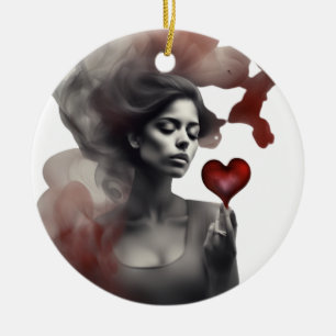 Ceramic embellishment ceramic tree decoration