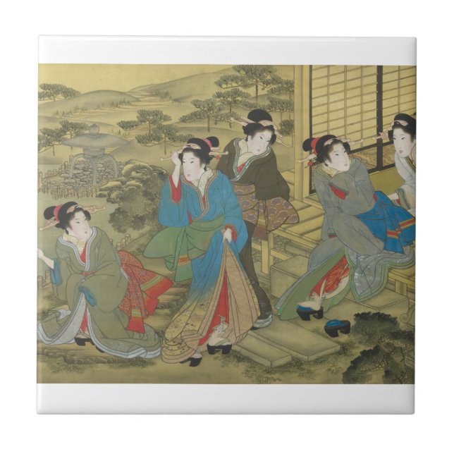 Ceramic Japanese Traditional Tiles  (Front)