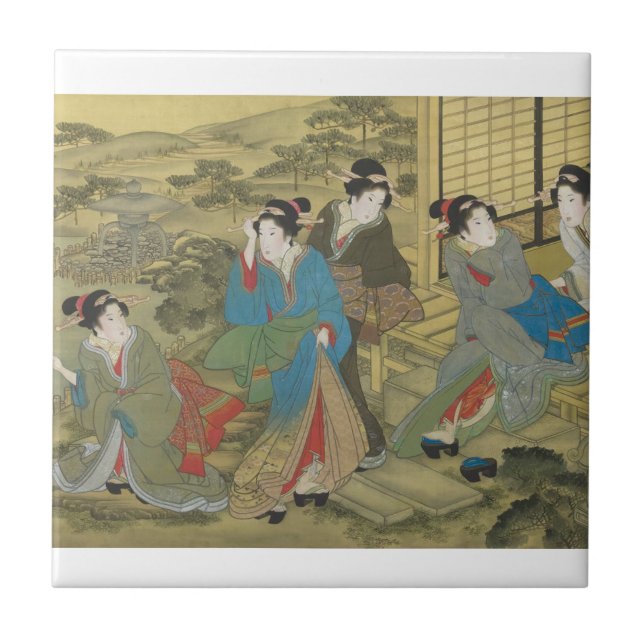 Ceramic Japanese Traditional Tiles  (Front)