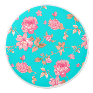 Ceramic Knob/Floral Knob