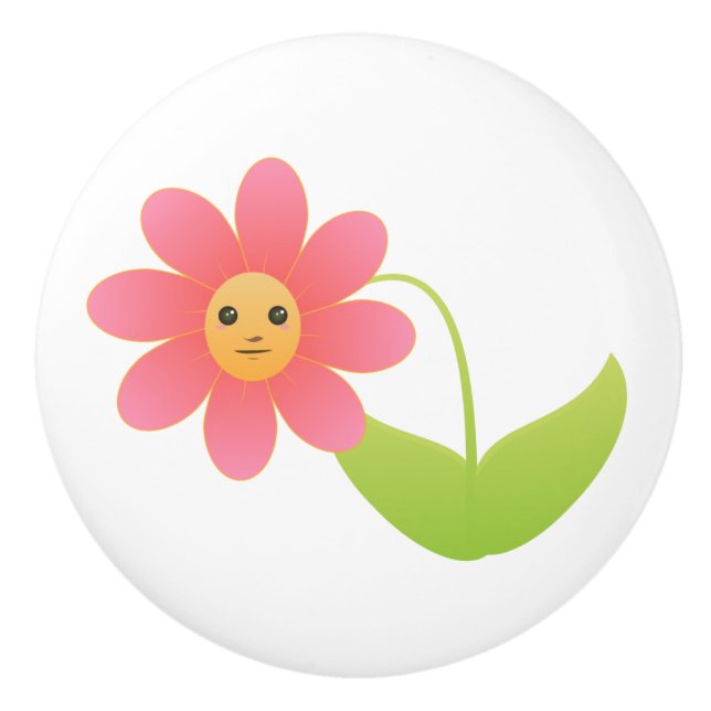 Ceramic Knob/Flower Knob (Front)