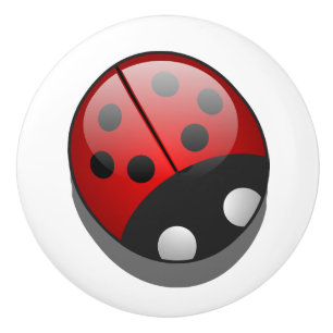 Ceramic Knob/Ladybug Knob